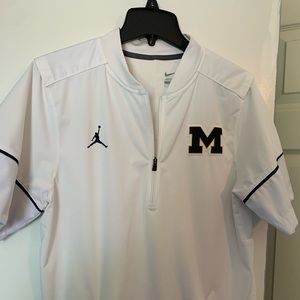 Jordan University of Michigan short sleeve polyester shirt